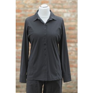 Zeitlos by Luana Bluse 529, schwarz, Gr.40 (Herstellergröße 3)