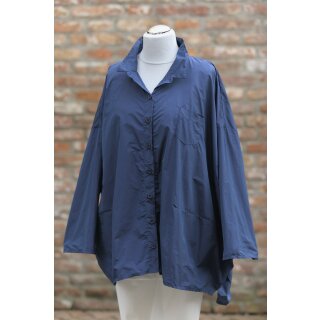 Zeitlos by Luana Bluse/Jacke Memory blau