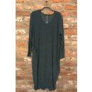 Hopsack Kleid lang petrol knitter