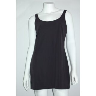 Zeitlos by Luana Top Micro Basic, schwarz Gr.50/52, (Herstellergröße 8)