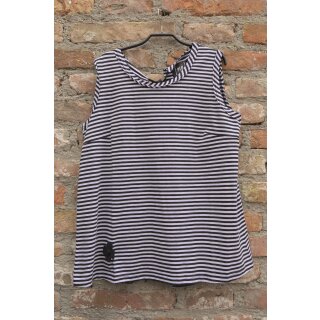 PLÜ PLUSLAVIE T Top Stripe Black/White Gr. XXL