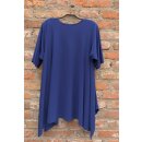 Hopsack Tunika Big A Form Classic royal Halbarm