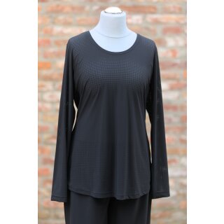 Zeitlos by Luana Shirt 565 black Perforierung, Gr. 42 (Herstellergröße 4)