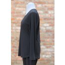 Zeitlos by Luana Shirt 565 black Perforierung, Gr. 42...