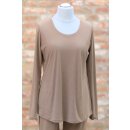 Zeitlos by Luana Shirt 565 cappuccino Perforierung