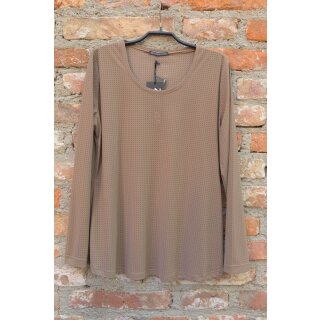 Zeitlos by Luana Shirt 565 cappuccino Perforierung, Gr. 42 (Herstellergröße 4)
