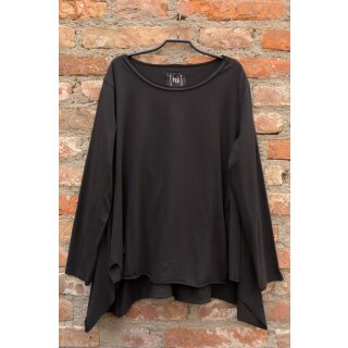 PLÜ PLUSLAVIE Tunika Big Shirt Black, Gr. M