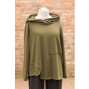 ELLi by Acconda Pulli mit Kapuze Teddy erbse