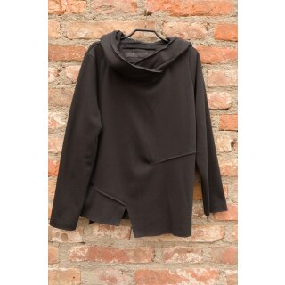 ELLi by Acconda Pulli mit Kapuze Teddy schwarz, Gr.44/46 (Herstellergröße 5)