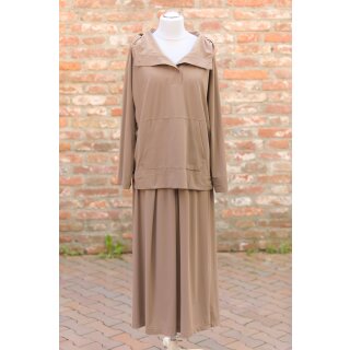 Zeitlos by Luana Tunika 560 cappuccino Oversize Kapuze Gr.I