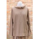 Zeitlos by Luana Tunika 560 cappuccino Oversize Kapuze Gr.I