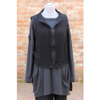 ELLi by Acconda Weste Teddy schwarz, Gr.42/44 (Herstellergröße 4)