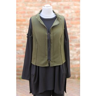 ELLi by Acconda Weste Teddy erbse, Gr.44/46 (Herstellergröße 5)