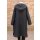 Hopsack Steppmantel black