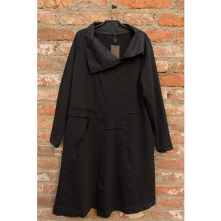 ELLi by Acconda Kleid Mix mit vielen Details black Gr.42/44 (Herstellergröße 4)